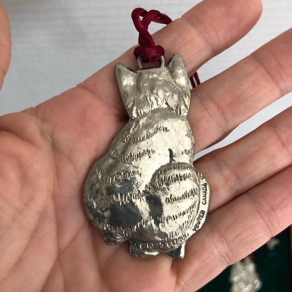 Vtg Seagull Pewter Ornament Set in Box - Picture 5 of 16